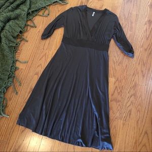 Three Dots for Anthropologie Ruched Sleeve Dress